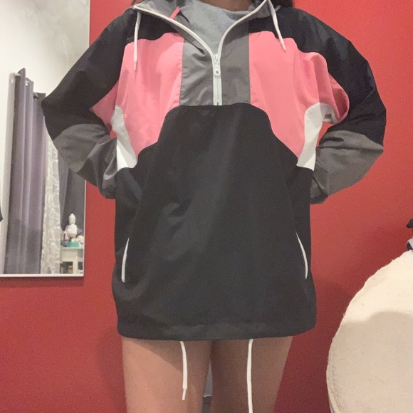Urban Outfitters Colorblock Windbreaker - Picture 2 of 4